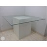 Mesa de Jantar Mdf com Tampo de Vidro 140x140 - 1