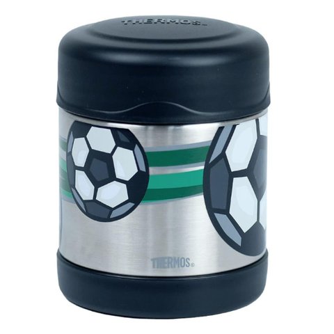 Pote Copo Frasco Térmico Thermos 290ml Quente e Frio Futebol