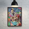 Quadro Decorativo Quarto Elegante Pintura Pop Boxe Grafite - 3