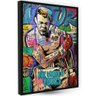 Quadro Decorativo Quarto Elegante Pintura Pop Boxe Grafite - 1