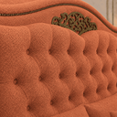 Ver imagem 3 de Cabeceira Greta 140cm Estofada Boucle p/ Cama Box Casal Quarto