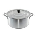 Ver imagem 1 de Caçarola Hotel Panela Industrial em Alumínio Tampa 30cm 15l