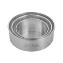 Ver imagem 2 de Kit 3 Forma Assadeira Bolo Redonda Alta 20/25/30 X 10cm -f46