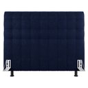 Ver imagem 3 de Cabeceira Cama Box Casal Queen Size Dahlia 160cm Com Frame Veludo Azul Marinho - Desk Design