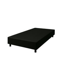 Base Cama Box Solteiro Preto com Colchão D28 - 3