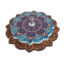 Incensário Mandala com Mdf - 2