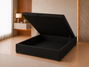 Ver imagem 7 de Cama Box Baú Casal com Encaixe para Colchão e Puxador Embutido:Preto