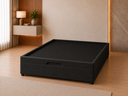 Ver imagem 6 de Cama Box Baú Casal com Encaixe para Colchão e Puxador Embutido:Preto