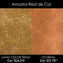 Ver imagem 4 de Poltrona Decorativa Maya Pes Madeira Linho Color Trend e Courino Tca 219 Tcs 727 Moll