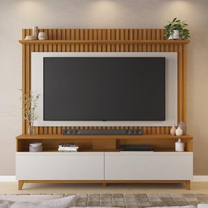 Estante Home Nt1340 Freijó Trend/off White Tx Notável Móveis