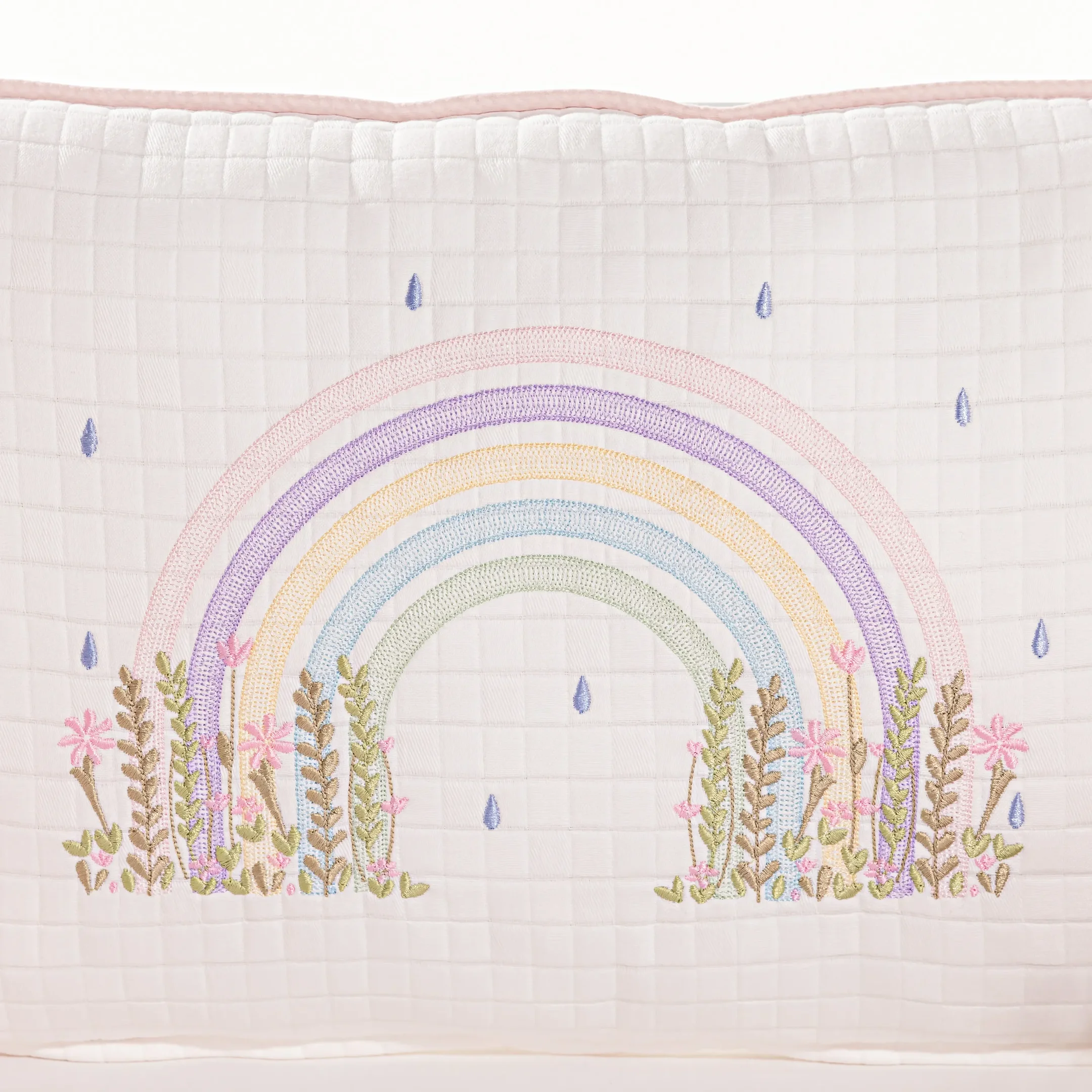 Ver imagem 3 de Combo Enxoval Arco-íris Bordado | 6 Peças | Berço Americano