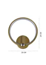 Ver imagem 3 de Plafon 20x23cm Metal Dourado com Acrílico Cristal Led Integrado 3000k Bivolt Tupiara