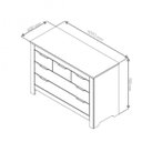 Ver imagem 4 de Cômoda 5 Gavetas Madeira Maciça Balthasar Inter Link