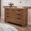 Ver imagem 2 de Cômoda 5 Gavetas Madeira Maciça Balthasar Inter Link