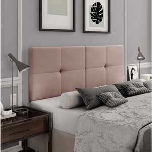 PAINEL CAMA BOX SUSPENSA BRUNA ROSE   1.40