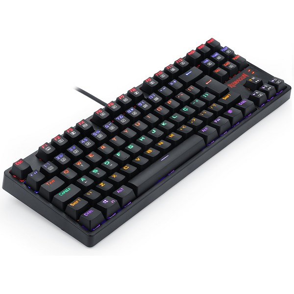 Teclado Mecanico Gamer Redragon Daksa Preto Rkeyboard SWITCH RED K576R-1 - 4