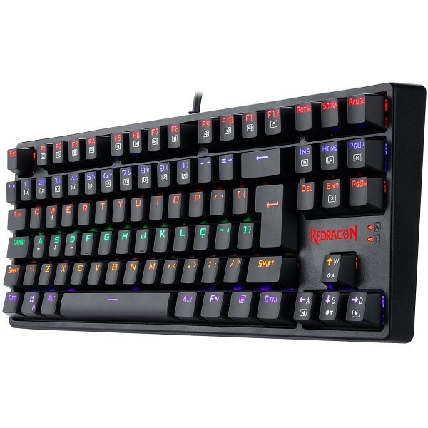 Teclado Mecanico Gamer Redragon Daksa Preto Rkeyboard SWITCH RED K576R-1 - 2