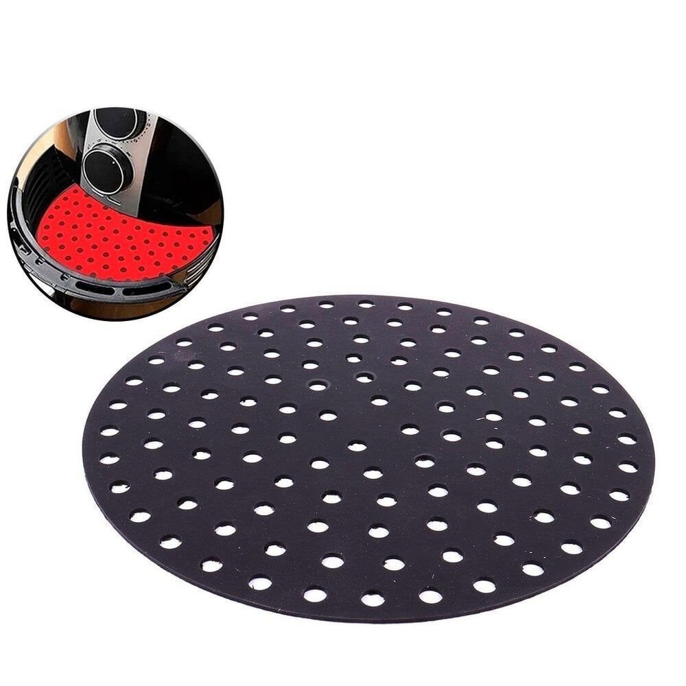 Tapete para Air Fry de Cozimento 22,5 Cm X 0,2 Cm: Preto - 2