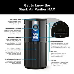 Shark Purificador Ap1000 Clean Sense Max Hepa 102 M² Cinza para Alergias e Poluentes - 10