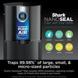 Shark Purificador Ap1000 Clean Sense Max Hepa 102 M² Cinza para Alergias e Poluentes - 5