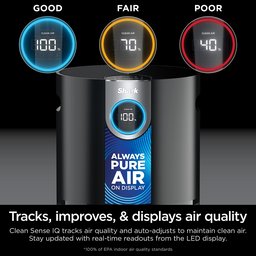 Shark Purificador Ap1000 Clean Sense Max Hepa 102 M² Cinza para Alergias e Poluentes - 4