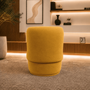 Ver imagem 4 de Poltrona Decorativa Bia Orgânica Veludo Recepção Sala Estar Quarto