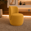 Ver imagem 3 de Poltrona Decorativa Bia Orgânica Veludo Recepção Sala Estar Quarto