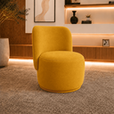 Ver imagem 1 de Poltrona Decorativa Bia Orgânica Veludo Recepção Sala Estar Quarto