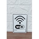 Ver imagem 3 de Placa de Sinalização Wi Fi 15x20 Cm Senha Branco
