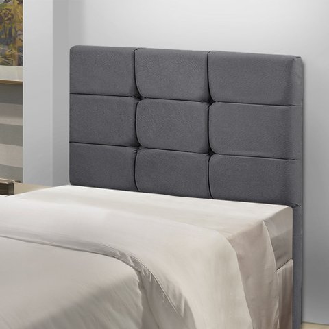 Cabeceira Estofada Cama Box Solteiro 0.90 Julia Suede - Star Confort