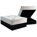 Ver imagem 1 de Cama Box Baú Casal + Colchão Ortopédico Inovaflex Comfort Premium