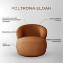 Ver imagem 4 de Conjunto 2 Poltronas Orgânica Atemporal Base Giratória Eloah Bouclé Italiano Terracota