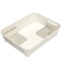 Ver imagem 2 de Kit Organizador de Pia Bancada Cozinha 3 Peças Escorredor Louças e Porta Detergente e Lixeira Brinox