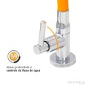 Ver imagem 4 de Torneira Cozinha Mesa Silicone Laranja C62 Arejador Gourmet