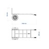 Carrinho Carga 200kg Pneu Camara 77756/435 Tramontina - 2
