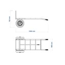 Ver imagem 2 de Carrinho Carga 200kg Pneu Camara 77756/435 Tramontina