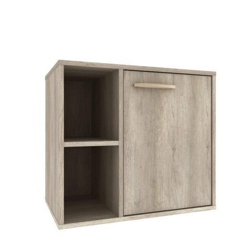 Gabinete para Banheiro 1 Porta 1 Prateleira sem Cuba Anne Cinza/Barrique