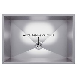 Cuba Gourmet Pia Inox Tamanho 40x70 Cm Ecosul - 5
