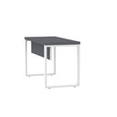 Ver imagem 3 de Mesa Escritório 1340x600x750mm M1340pe40tub Grafito-branco