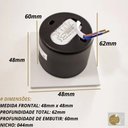 Ver imagem 3 de Kit 11 Balizador Escada Parede Embutir Externo/interno Led - Branco