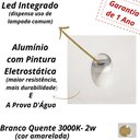 Ver imagem 2 de Kit 11 Balizador Escada Parede Embutir Externo/interno Led - Branco