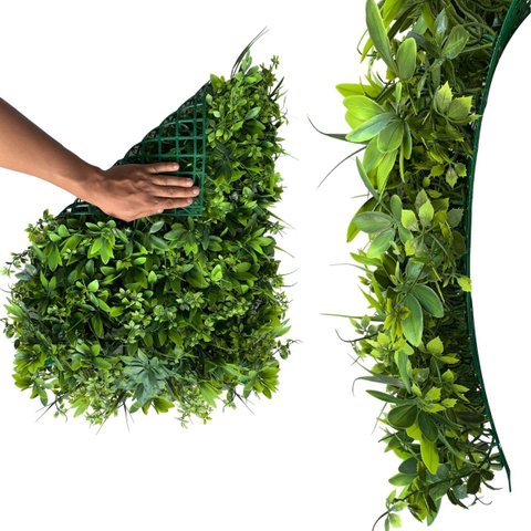 13 Quadros de Plantas Artificiais de Luxo P Jardim Vertical com Folhagens Realistas e Efeito Natural