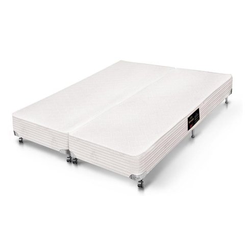 Cama Box Base Queen Kingdom Aloe Vera (158x198x23) - Castor