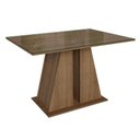 Ver imagem 1 de Mesa de Jantar Retangular Tampo de Vidro Rustic 5383 Madesa