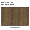 Ver imagem 6 de Mesa de Jantar Retangular Tampo de Vidro Rustic 5383 Madesa