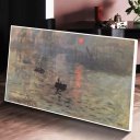 Ver imagem 4 de Quadro Impressão, Nascer Do Sol Claude Monet:150x100/BRANCA