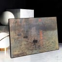 Ver imagem 1 de Quadro Impressão, Nascer Do Sol Claude Monet:150x100/BRANCA