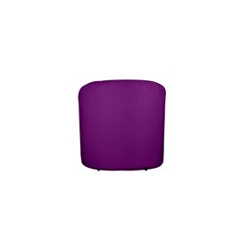 Poltrona Estofada Decorativa Sala de Estar Lara Tecido Veludo Roxo - Dl Decor - 5