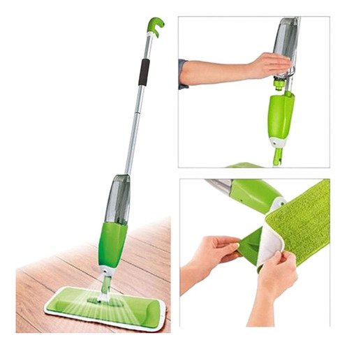 Rodo Esfregão Mágico Healthy Spray Mop Magic Wheel Refil - 5