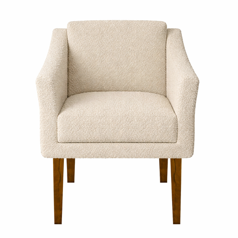 Kit 02 Poltronas para Consultorio Clinica Davi Tecido Boucle:bege